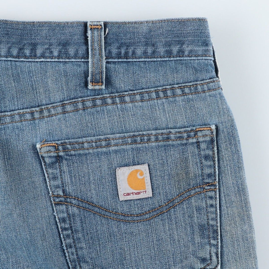 Carhartt Relaxed Fit Tapered Denim Pants for Men, W37 cotton blue type Vintage Second Hand