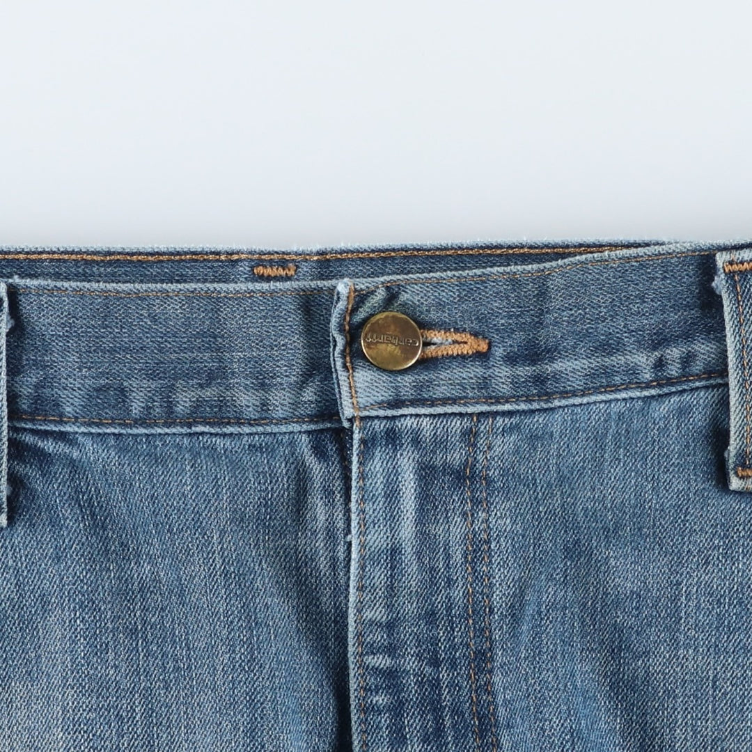 Carhartt Relaxed Fit Tapered Denim Pants for Men, W37 cotton blue type Vintage Second Hand
