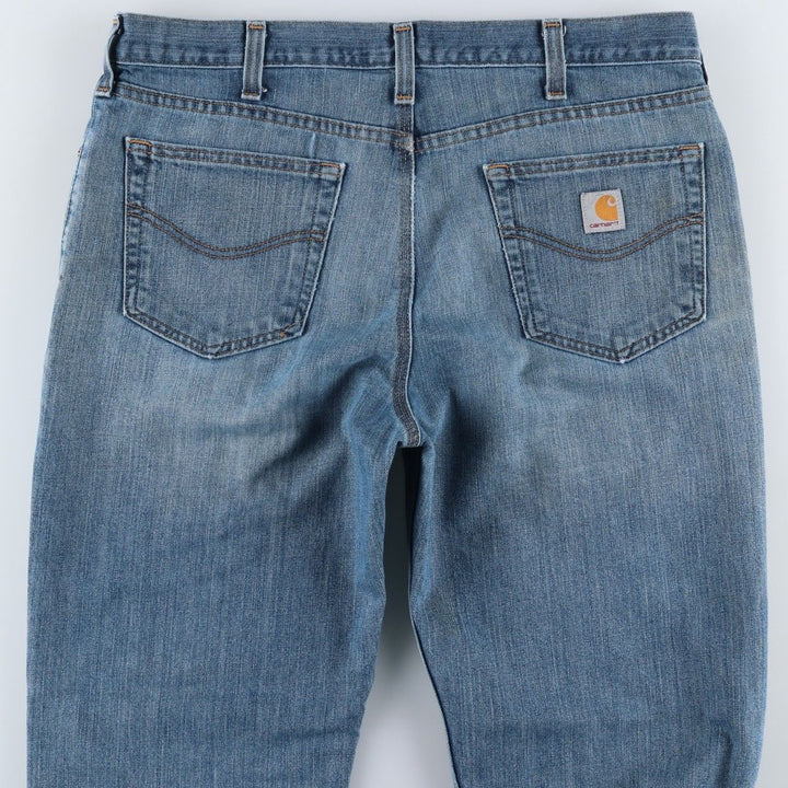 Carhartt Relaxed Fit Tapered Denim Pants for Men, W37 cotton blue type Vintage Second Hand