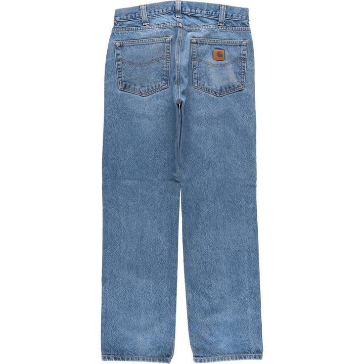 Carhartt Tapered Denim Pants for Men, W34 equivalent cotton blue type Vintage Second Hand