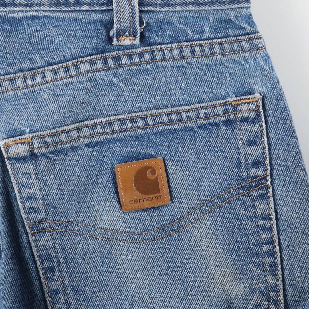 Carhartt Tapered Denim Pants for Men, W34 equivalent cotton blue type Vintage Second Hand
