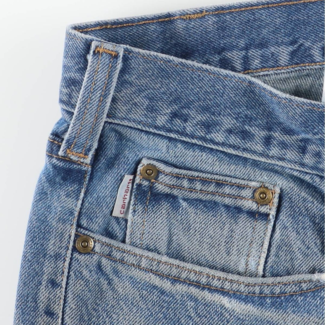Carhartt Tapered Denim Pants for Men, W34 equivalent cotton blue type Vintage Second Hand