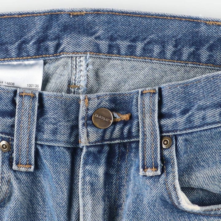 Carhartt Tapered Denim Pants for Men, W34 equivalent cotton blue type Vintage Second Hand