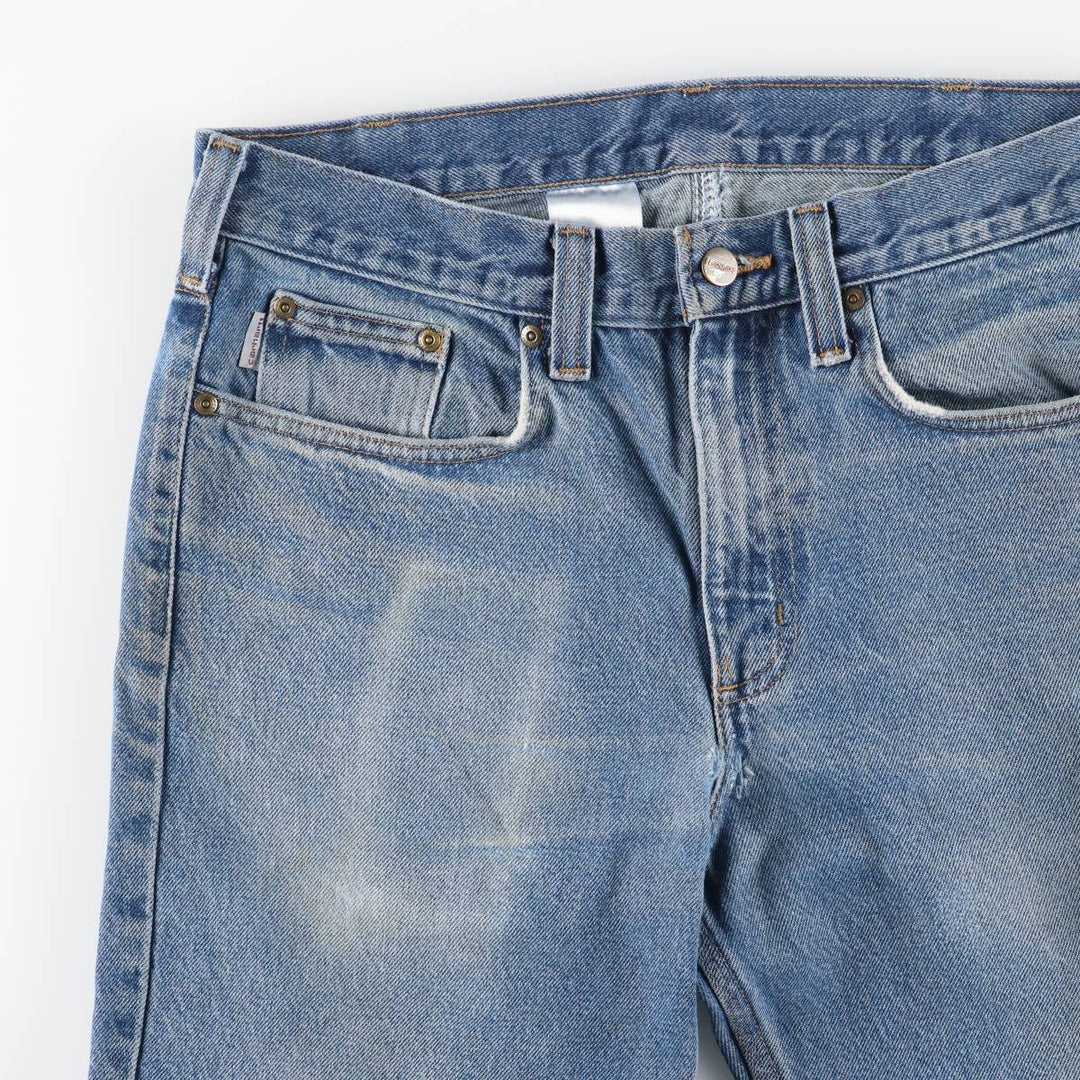 Carhartt Tapered Denim Pants for Men, W34 equivalent cotton blue type Vintage Second Hand