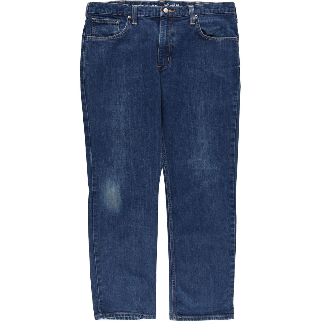 Carhartt Tapered Denim Pants for Men, W37 cotton blue type Vintage Second Hand