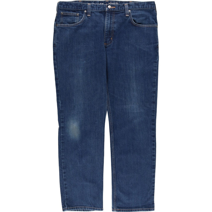 Carhartt Tapered Denim Pants for Men, W37 cotton blue type Vintage Second Hand