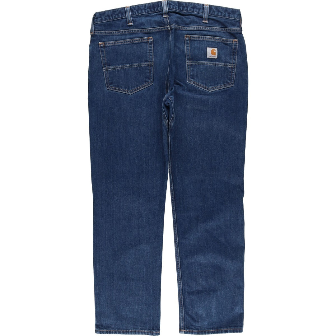 Carhartt Tapered Denim Pants for Men, W37 cotton blue type Vintage Second Hand