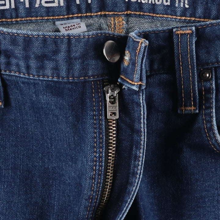 Carhartt Tapered Denim Pants for Men, W37 cotton blue type Vintage Second Hand