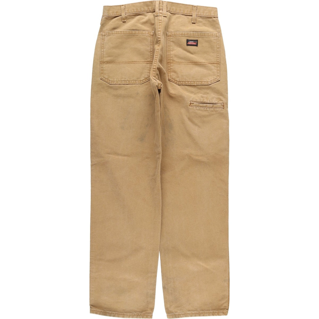 Dickies Duck Work Pants, Men's, Size W33 cotton beige type brown Vintage Second Hand