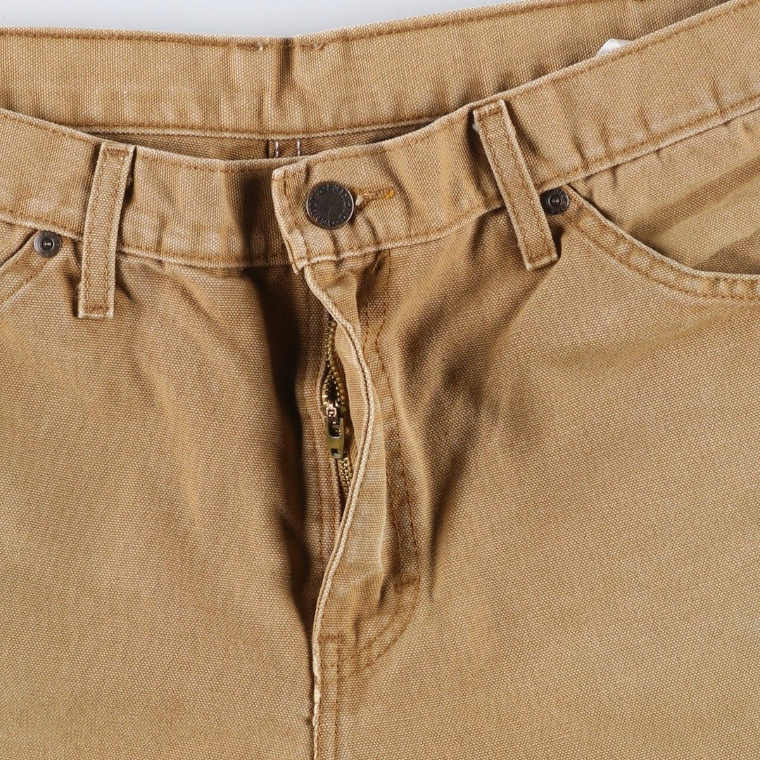 Dickies Duck Work Pants, Men's, Size W33 cotton beige type brown Vintage Second Hand
