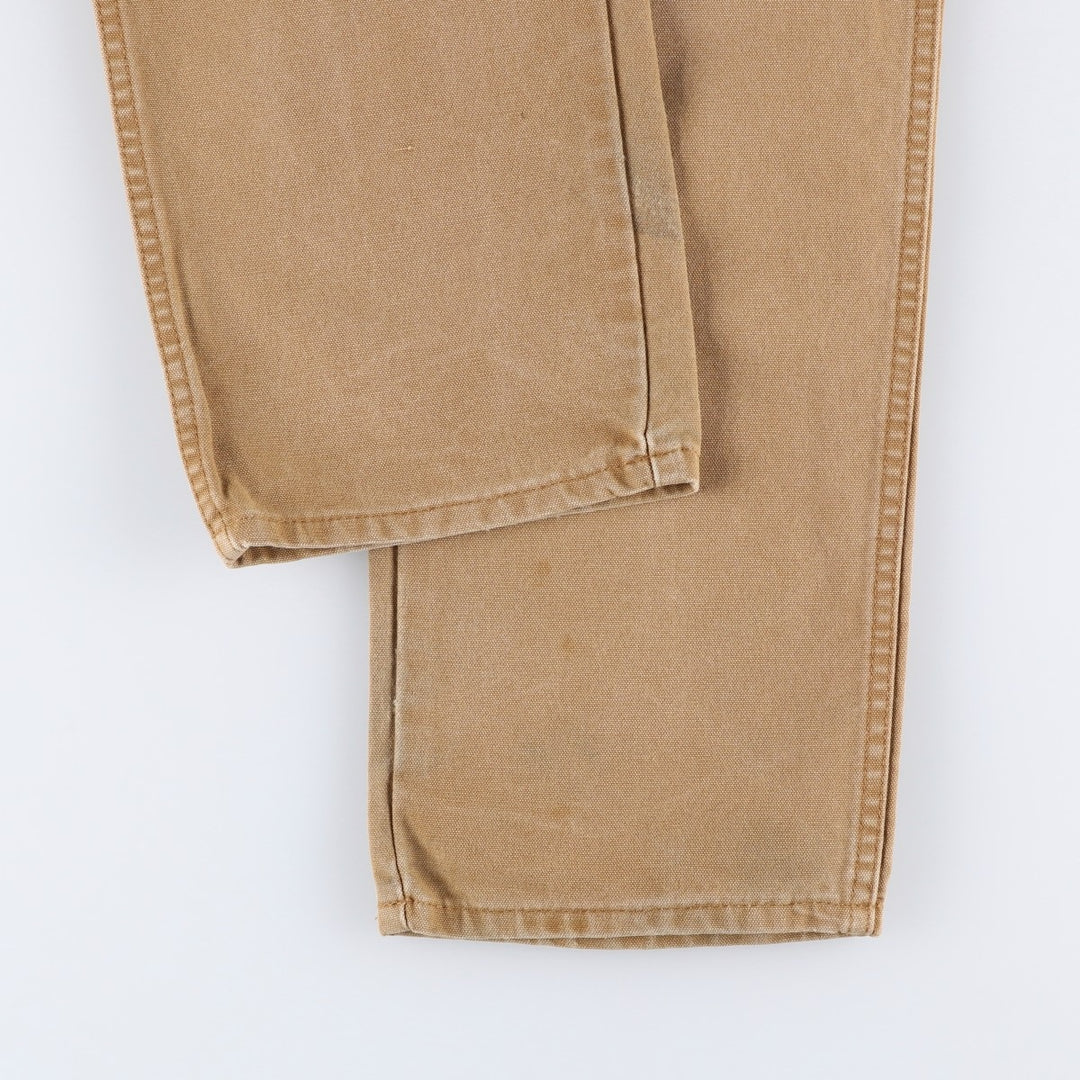 Dickies Duck Work Pants, Men's, Size W33 cotton beige type brown Vintage Second Hand