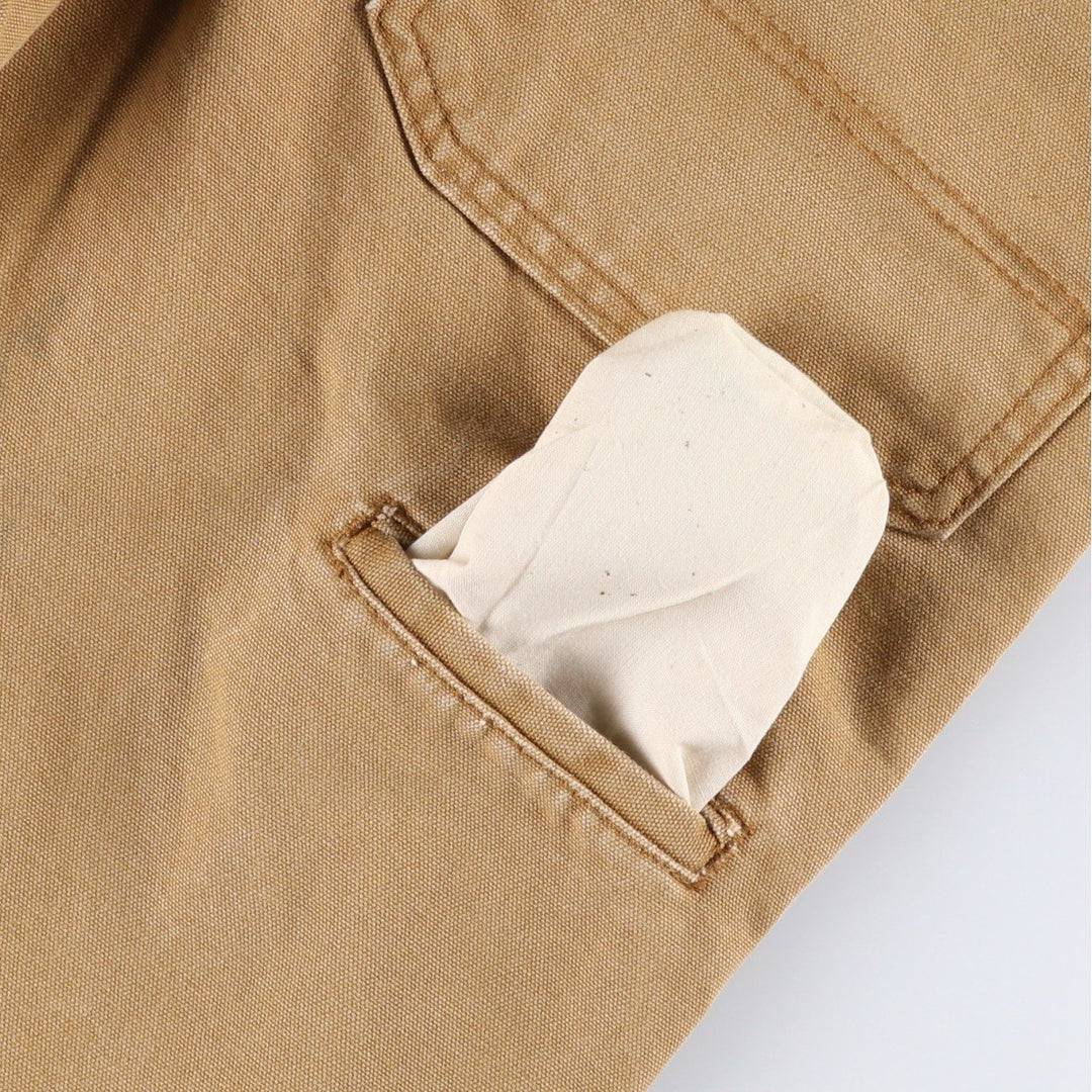 Dickies Duck Work Pants, Men's, Size W33 cotton beige type brown Vintage Second Hand