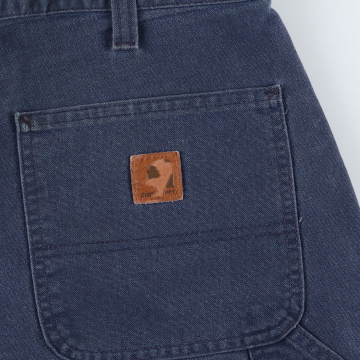 Carhartt Dungaree Fit Duck Work Pants, Men's, Size 35 cotton navy blue type Vintage Second Hand