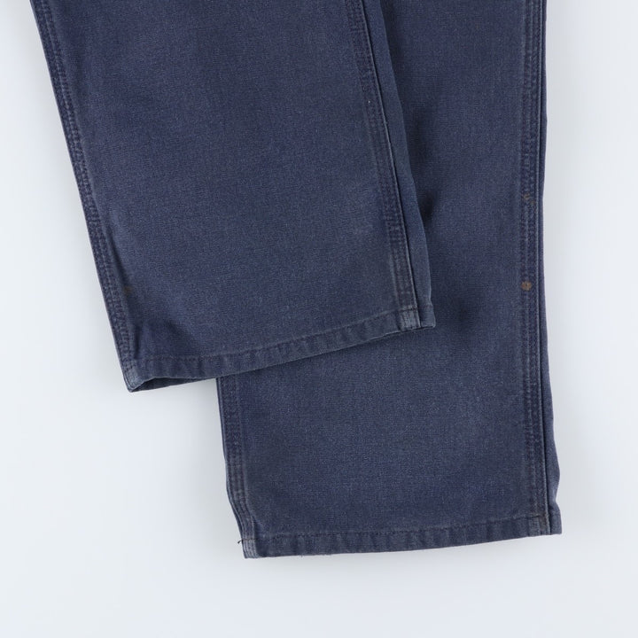 Carhartt Dungaree Fit Duck Work Pants, Men's, Size 35 cotton navy blue type Vintage Second Hand