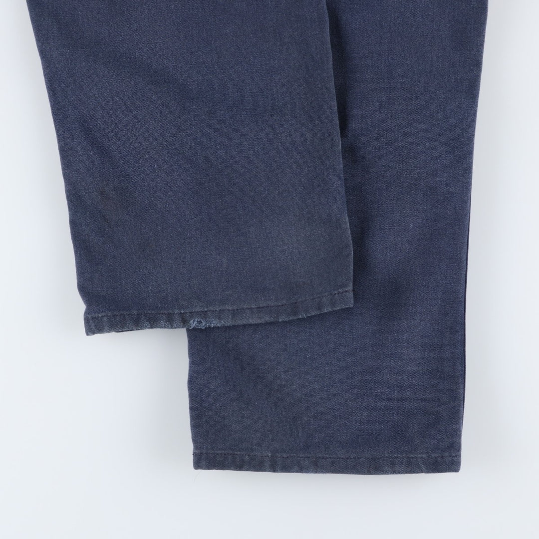 Carhartt Dungaree Fit Duck Work Pants, Men's, Size 35 cotton navy blue type Vintage Second Hand