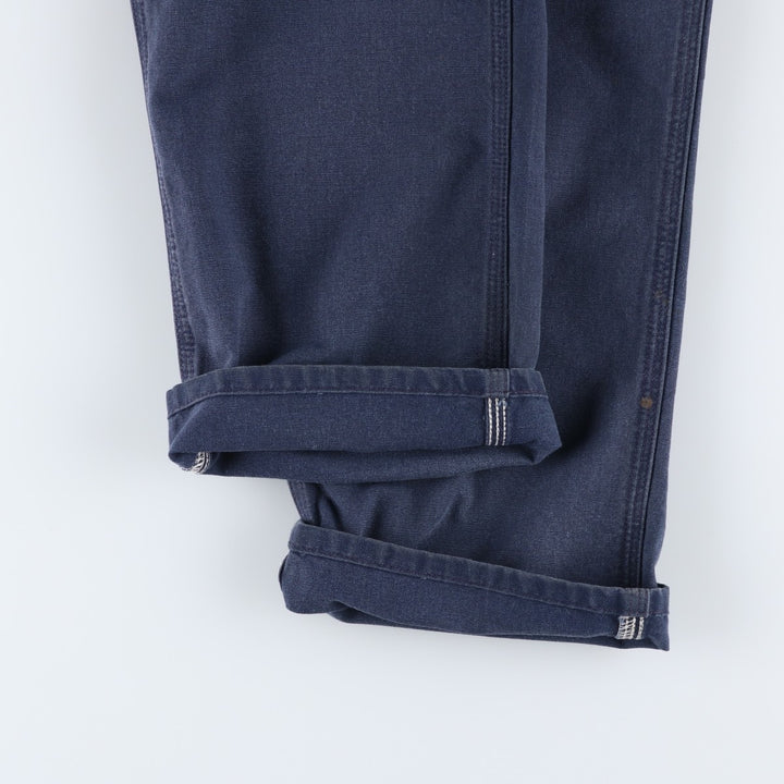 Carhartt Dungaree Fit Duck Work Pants, Men's, Size 35 cotton navy blue type Vintage Second Hand
