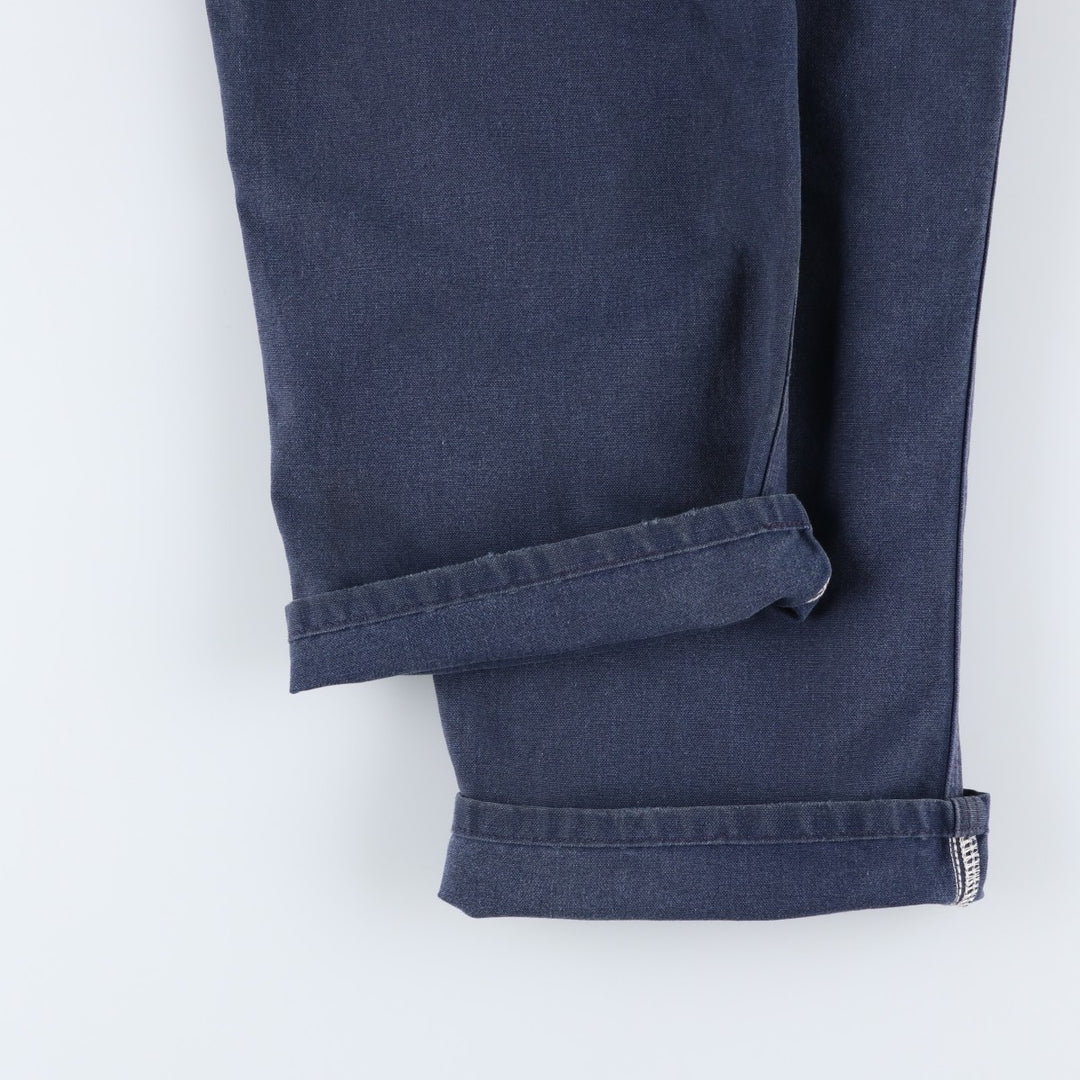 Carhartt Dungaree Fit Duck Work Pants, Men's, Size 35 cotton navy blue type Vintage Second Hand
