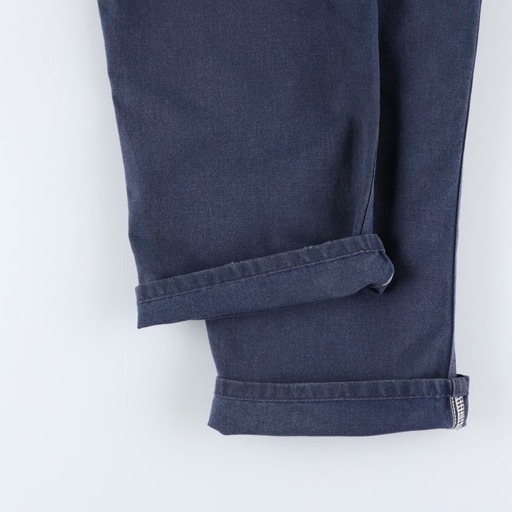 Carhartt Dungaree Fit Duck Work Pants, Men's, Size 35 cotton navy blue type Vintage Second Hand