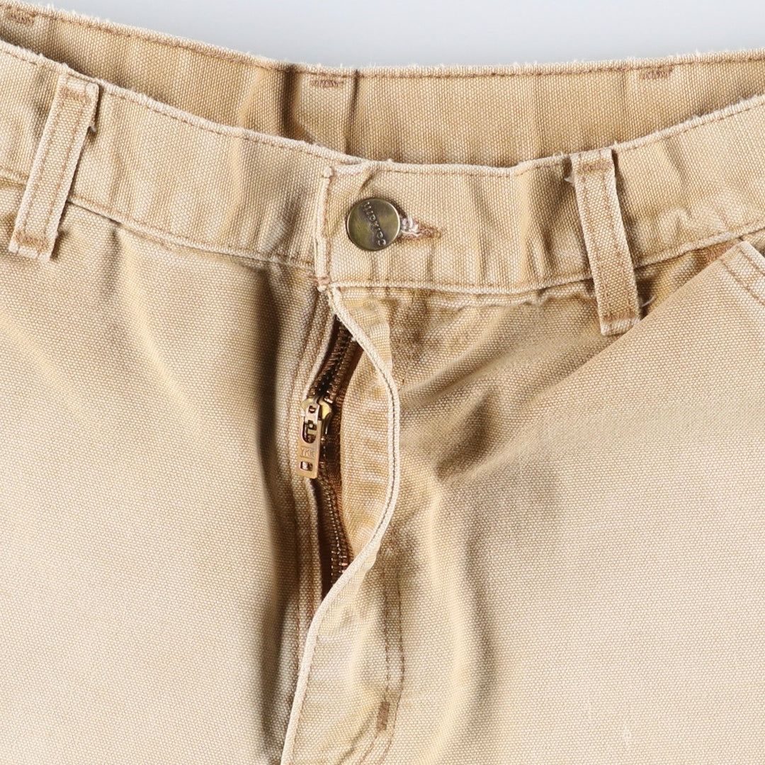Carhartt Original Dungaree Fit Duck Painter Pants, Men's, W32 equivalent cotton Beige type Vintage Second Hand