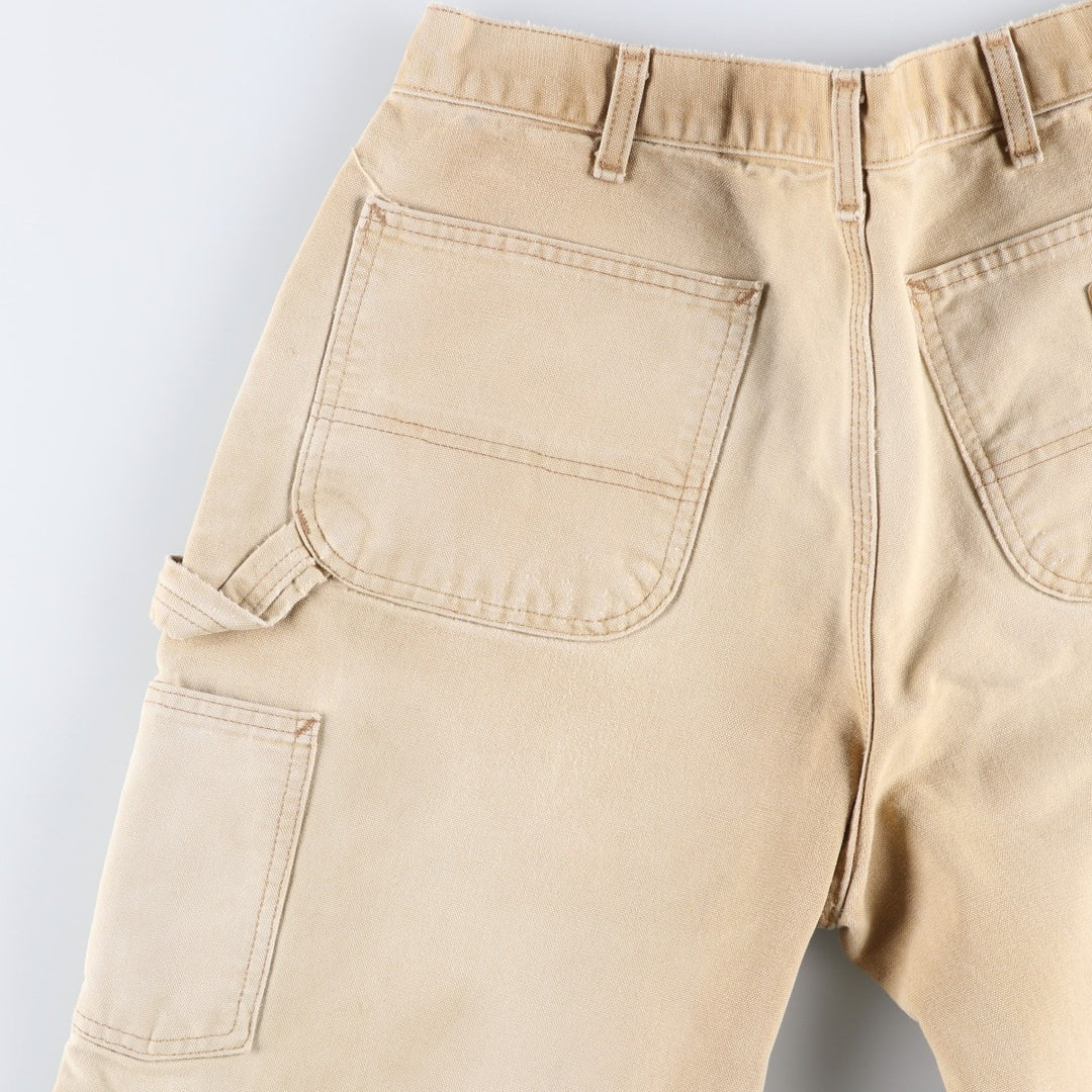 Carhartt Original Dungaree Fit Duck Painter Pants, Men's, W32 equivalent cotton Beige type Vintage Second Hand