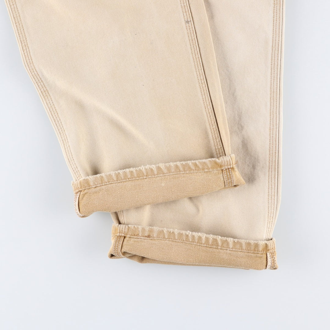 Carhartt Original Dungaree Fit Duck Painter Pants, Men's, W32 equivalent cotton Beige type Vintage Second Hand