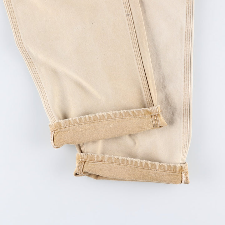 Carhartt Original Dungaree Fit Duck Painter Pants, Men's, W32 equivalent cotton Beige type Vintage Second Hand