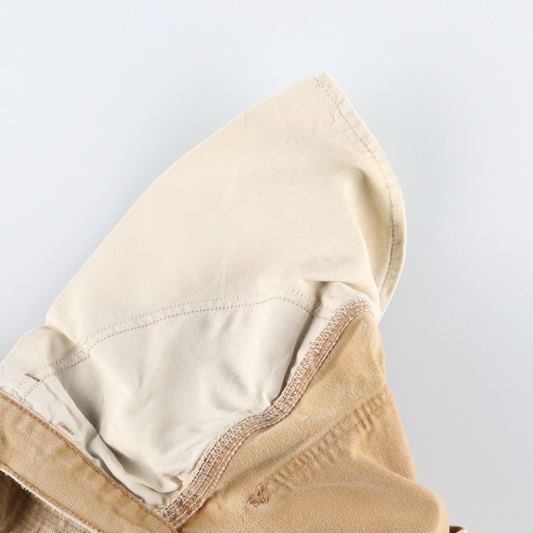 Carhartt Original Dungaree Fit Duck Painter Pants, Men's, W32 equivalent cotton Beige type Vintage Second Hand