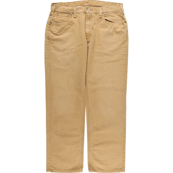 Carhartt Relaxed Fit Duck Work Pants, Men's, W37 equivalent cotton beige type brown Vintage Second Hand