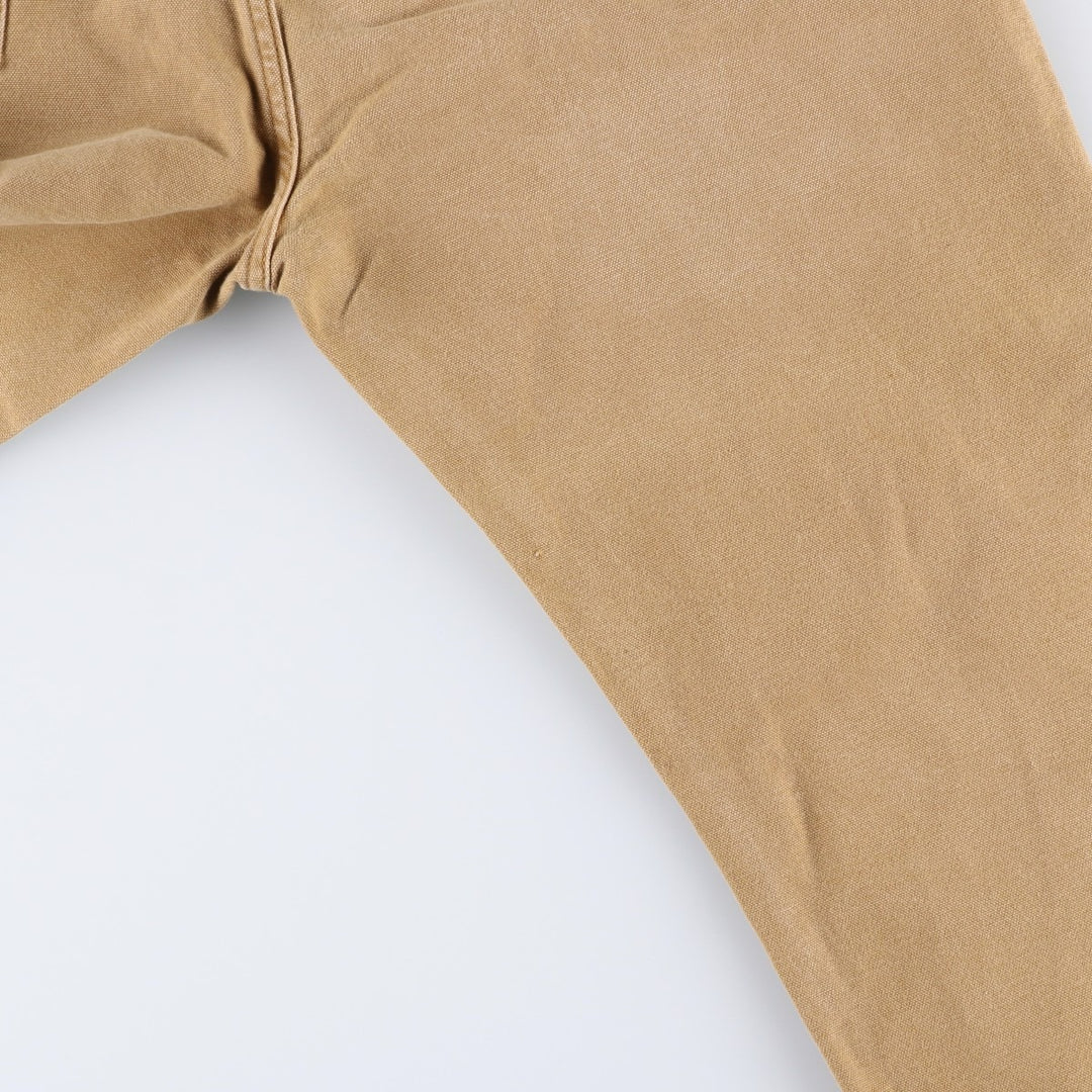 Carhartt Relaxed Fit Duck Work Pants, Men's, W37 equivalent cotton beige type brown Vintage Second Hand
