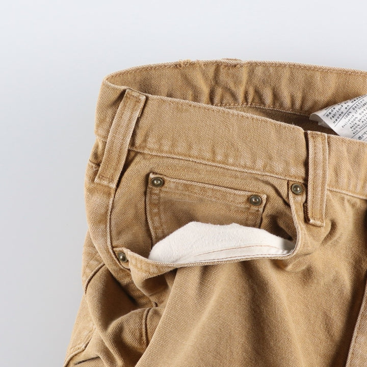 Carhartt Relaxed Fit Duck Work Pants, Men's, W37 equivalent cotton beige type brown Vintage Second Hand