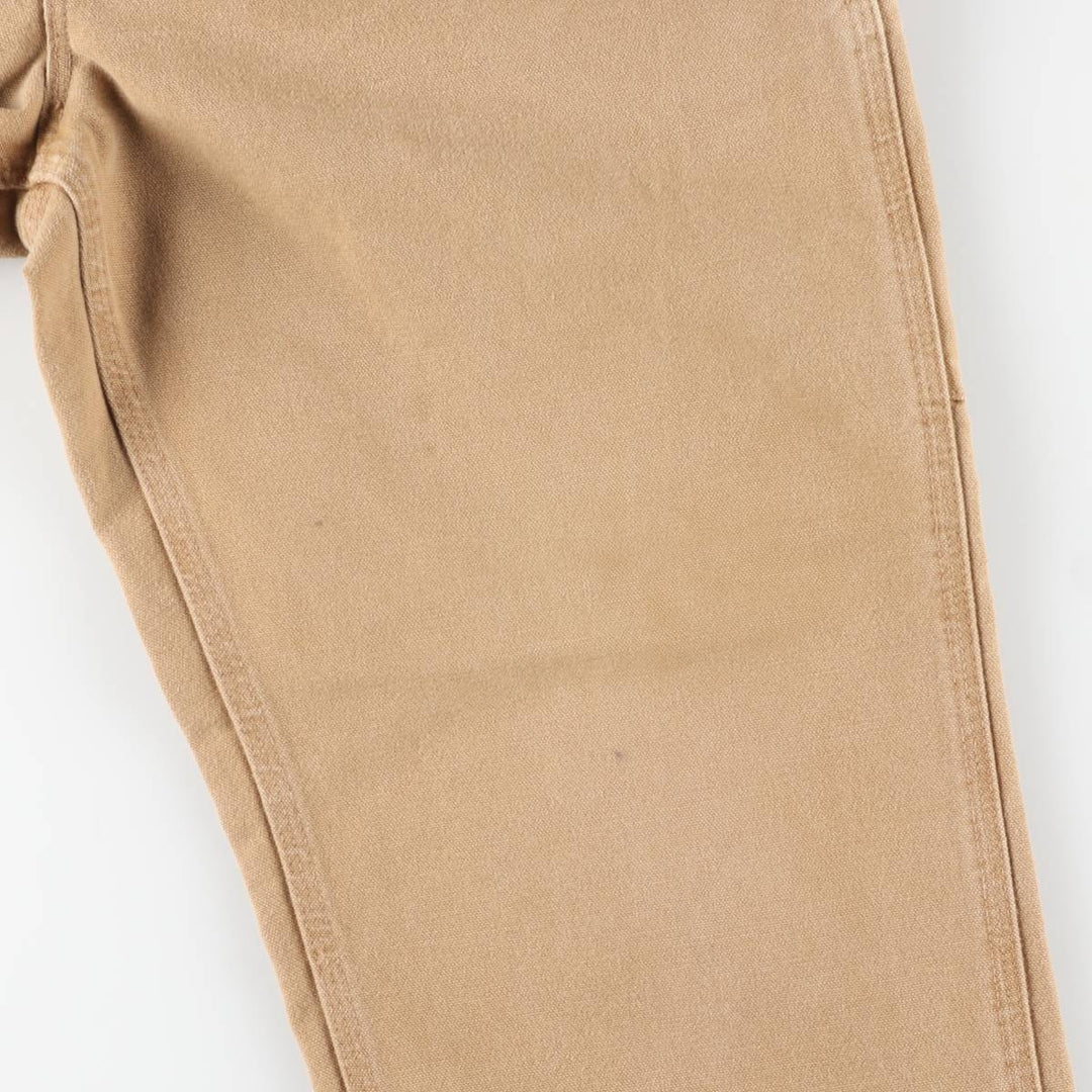 Carhartt Original Dungaree Fit Duck Painter Pants, Men's, W36 equivalent cotton brown type Vintage Second Hand