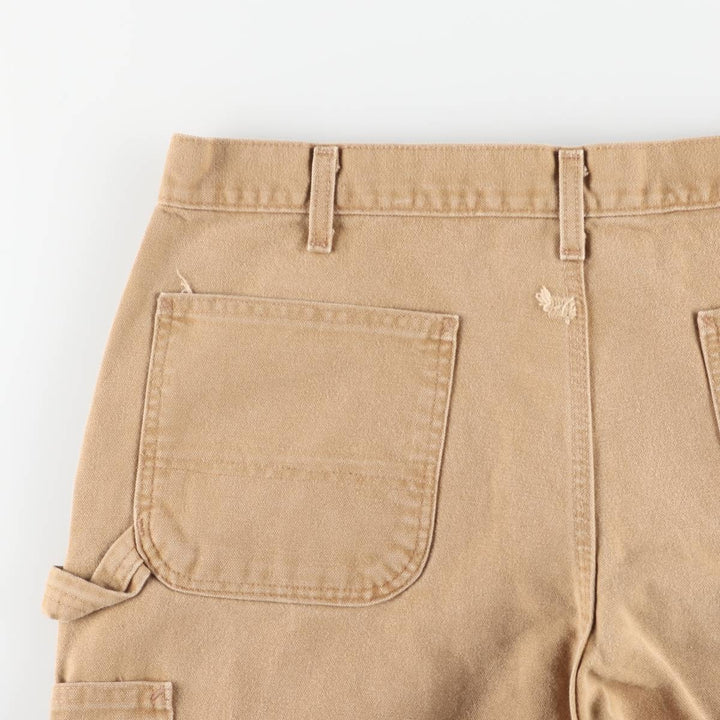 Carhartt Original Dungaree Fit Duck Painter Pants, Men's, W36 equivalent cotton brown type Vintage Second Hand