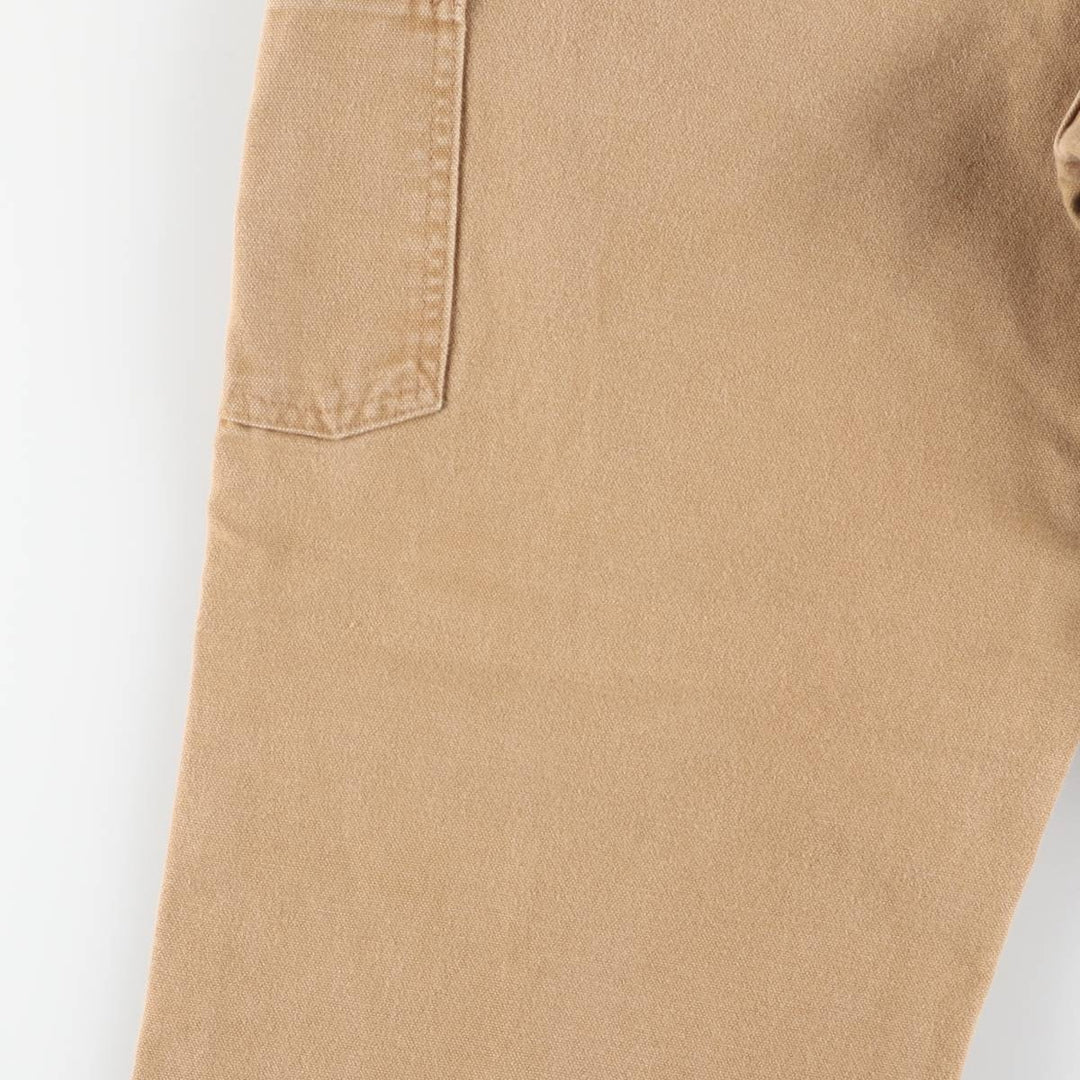 Carhartt Original Dungaree Fit Duck Painter Pants, Men's, W36 equivalent cotton brown type Vintage Second Hand