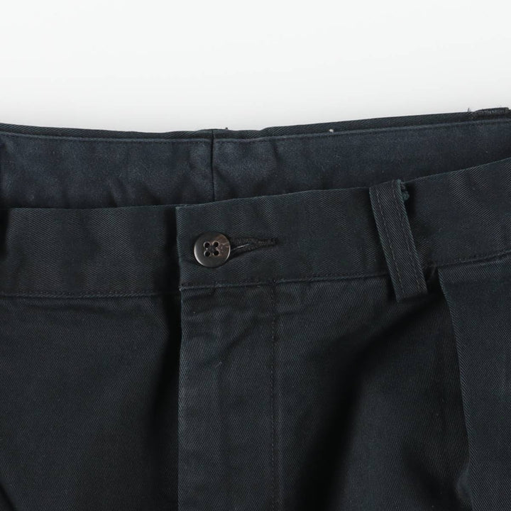 Ralph Lauren POLO RALPH LAUREN ANDREW PANT Two-pleat chino pants Men's size W36 cotton black type Vintage Second Hand