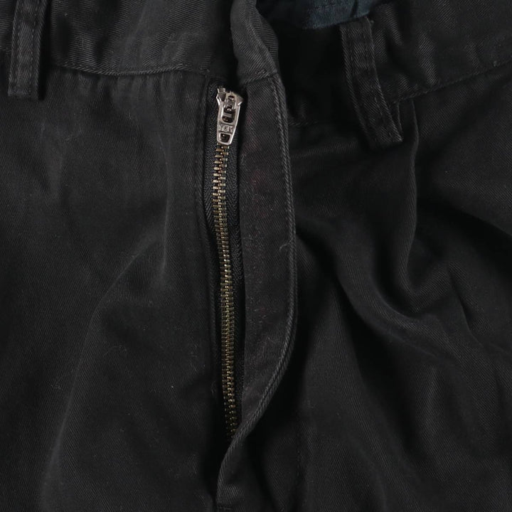 Ralph Lauren POLO by Ralph Lauren Two-pleat Chino Pants for Men, W33 equivalent cotton black type Vintage Second Hand