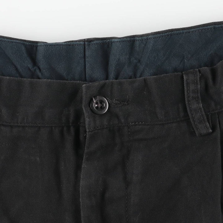 Ralph Lauren POLO by Ralph Lauren Two-pleat Chino Pants for Men, W33 equivalent cotton black type Vintage Second Hand