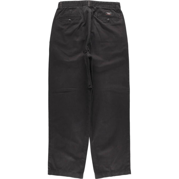 Ralph Lauren POLO by Ralph Lauren ANDREW PANT Two-pleat chino pants for men, equivalent to W31 cotton black type Vintage Second Hand