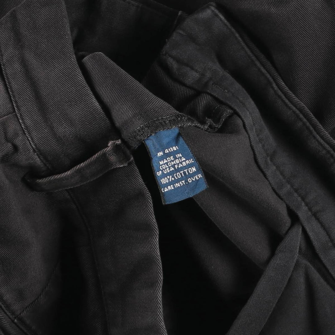 Ralph Lauren POLO by Ralph Lauren ANDREW PANT Two-pleat chino pants for men, equivalent to W31 cotton black type Vintage Second Hand