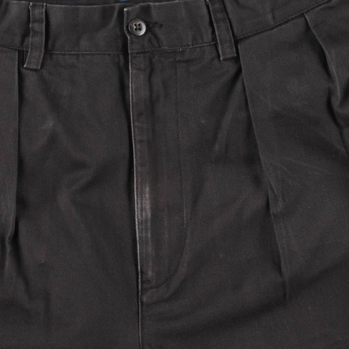 Ralph Lauren POLO by Ralph Lauren ANDREW PANT Two-pleat chino pants for men, equivalent to W31 cotton black type Vintage Second Hand
