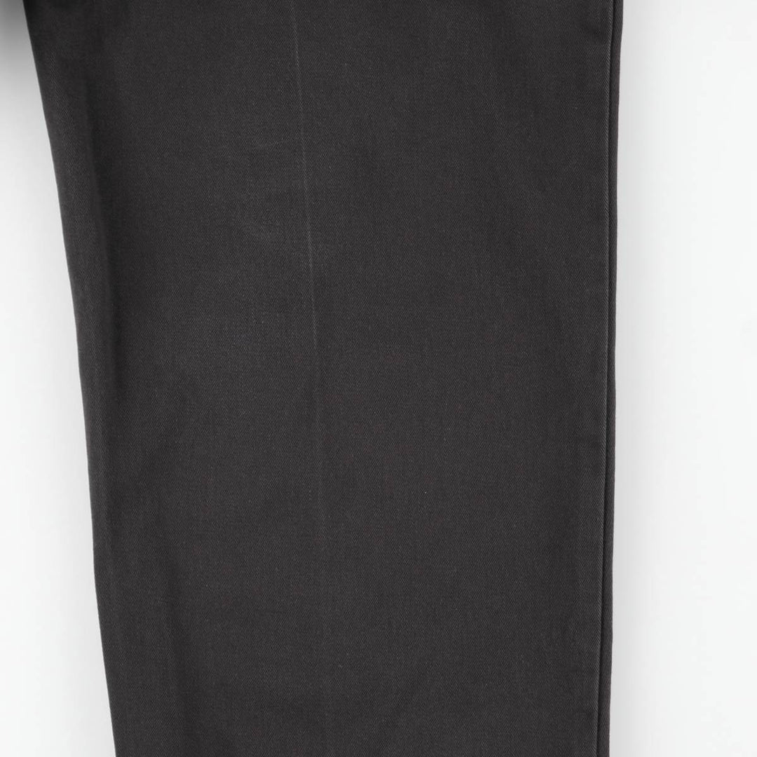 Ralph Lauren POLO by Ralph Lauren ANDREW PANT Two-pleat chino pants for men, equivalent to W31 cotton black type Vintage Second Hand