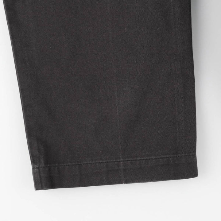 Ralph Lauren POLO by Ralph Lauren ANDREW PANT Two-pleat chino pants for men, equivalent to W31 cotton black type Vintage Second Hand