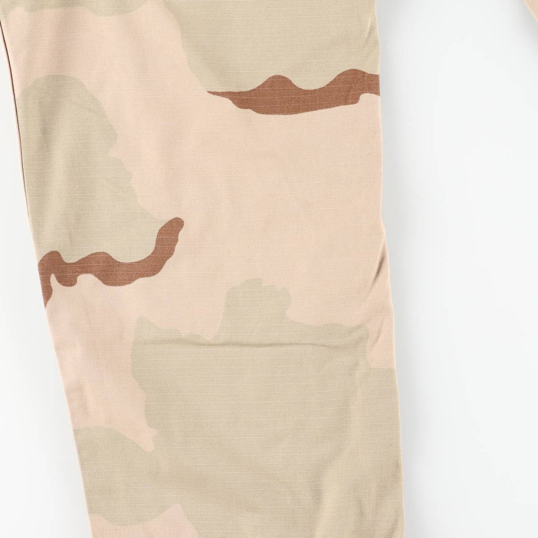 Authentic 2000'S US military camouflage Pattern 3C desert camo ripstop military cargo pants, made in the USA, MEDIUM-REGULAR, men's size w34 cotton Beige type Vintage Second Hand