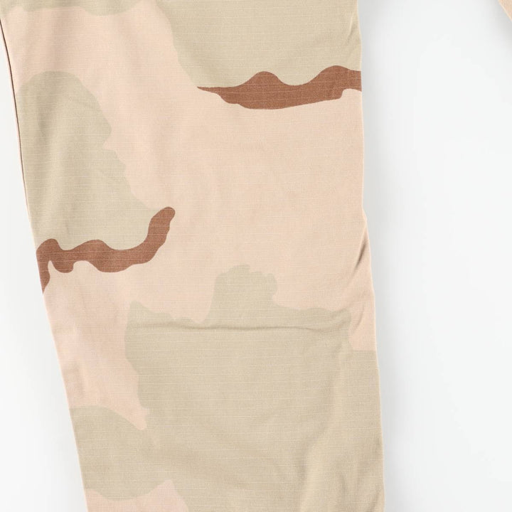 Authentic 2000'S US military camouflage Pattern 3C desert camo ripstop military cargo pants, made in the USA, MEDIUM-REGULAR, men's size w34 cotton Beige type Vintage Second Hand