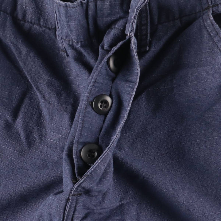 Civilian Ripstop Military Cargo Pants, Made in USA, Medium Regular, Men's Size W32 cotton navy blue type Vintage Second Hand