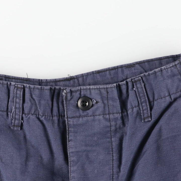 Civilian Ripstop Military Cargo Pants, Made in USA, Medium Regular, Men's Size W32 cotton navy blue type Vintage Second Hand