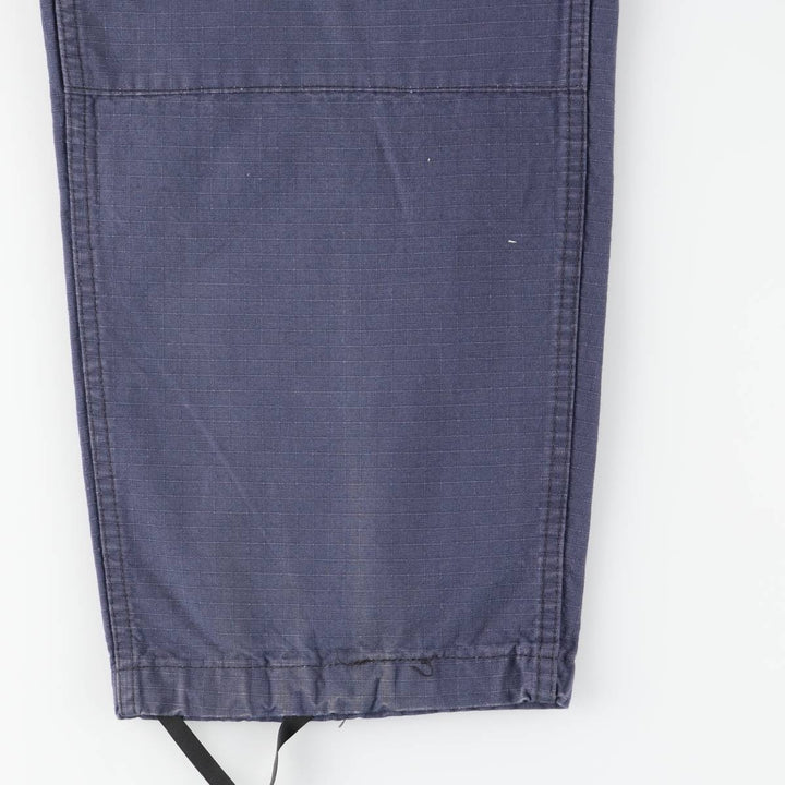 Civilian Ripstop Military Cargo Pants, Made in USA, Medium Regular, Men's Size W32 cotton navy blue type Vintage Second Hand