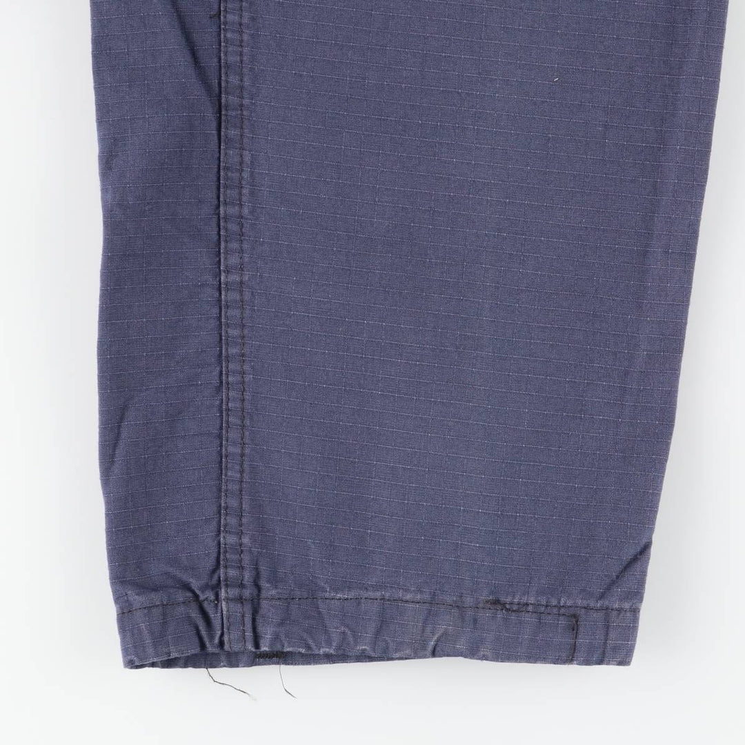 Civilian Ripstop Military Cargo Pants, Made in USA, Medium Regular, Men's Size W32 cotton navy blue type Vintage Second Hand