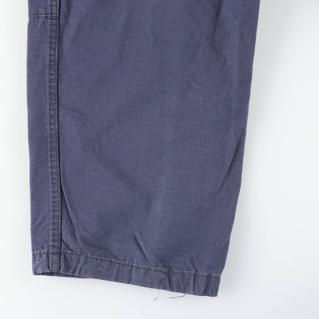 Civilian Ripstop Military Cargo Pants, Made in USA, Medium Regular, Men's Size W32 cotton navy blue type Vintage Second Hand