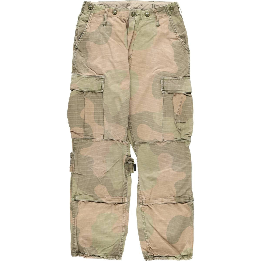 Camouflage Multicam Camo Ripstop Military Cargo Pants, Combat Pants, Size 46 unclear Khaki type sage green Vintage Second Hand