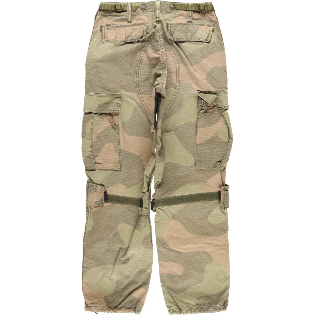 Camouflage Multicam Camo Ripstop Military Cargo Pants, Combat Pants, Size 46 unclear Khaki type sage green Vintage Second Hand
